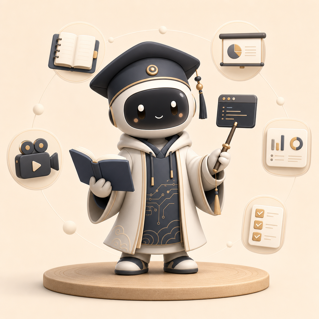 AI 书童吉祥物